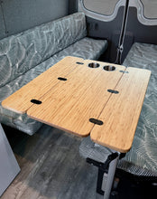 Load image into Gallery viewer, The Elite Bamboo Table 3/4&quot; Thick For Camper Vans and RVs
