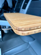 Load image into Gallery viewer, Slim Half Folding Bamboo Lagun Table 1/2&quot; Thick For Camper Vans and RVs
