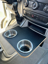 Load image into Gallery viewer, Mercedes Sprinter NCV3 06-18 Black Hex Cup Holder Snack Tray
