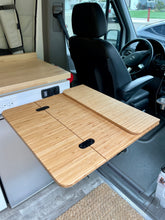 Load image into Gallery viewer, Folding Bamboo Lagun Table For Camper Vans and RVs
